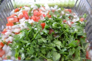 fajitas, pico, burgers, corn & poblano soup 014