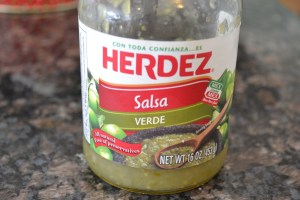 The chilaquiles that we had in San Miguel were made with a green salsa, tomatillo, to be exact. The dish can also be made with salsa roja (red sauce).